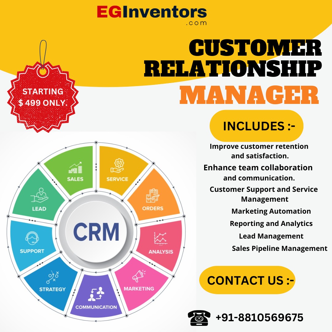 Leading For Customer Relationship Manager (CRM) Development Company in Faridabad